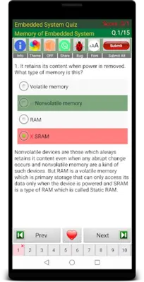 Embedded System Quiz android App screenshot 5